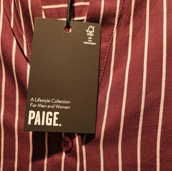 Paige Davlyn Button Down Shirt - Sz Med - Picture 5 of 8